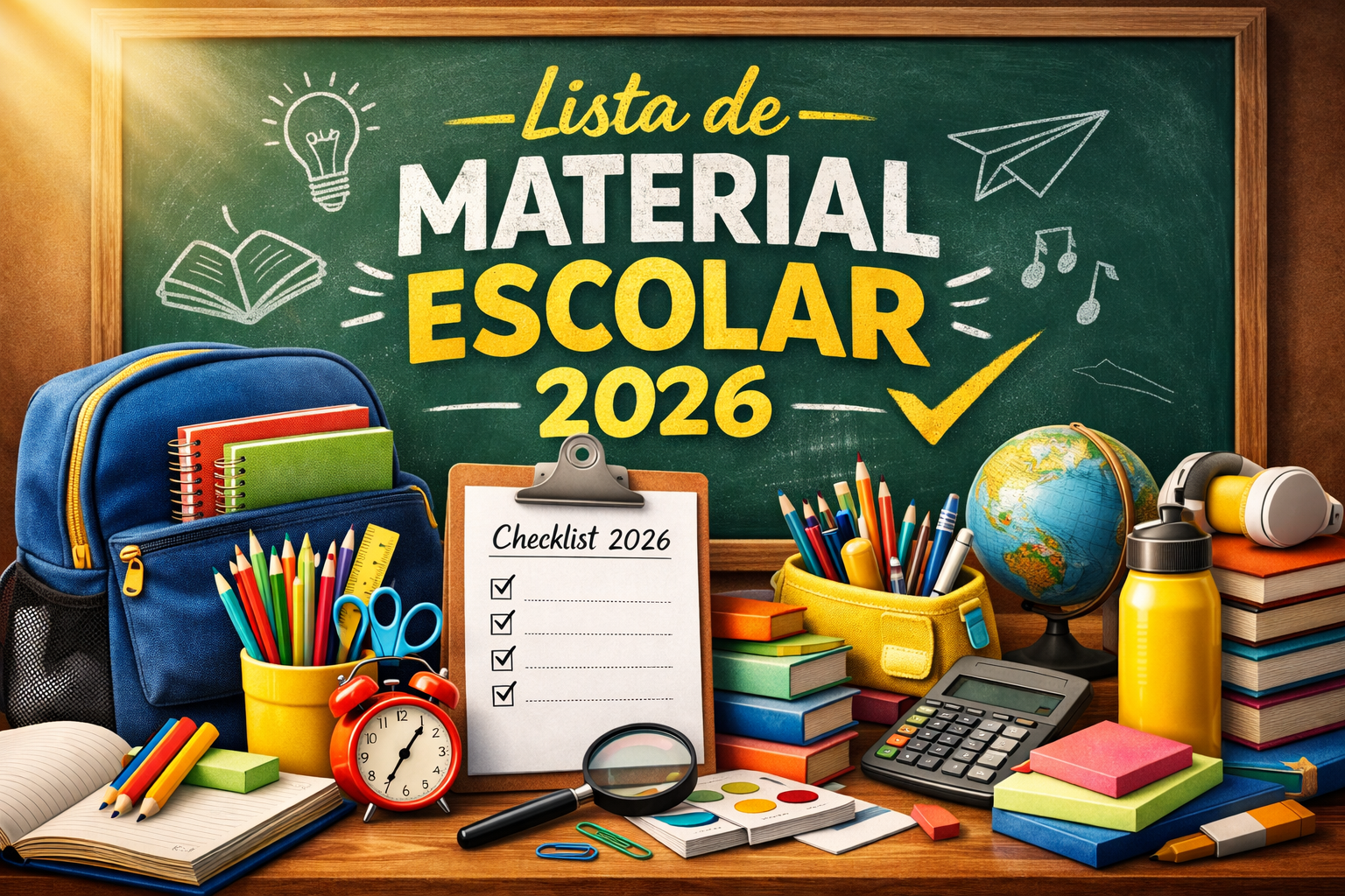 Lista de Material Escolar Completa para 2026